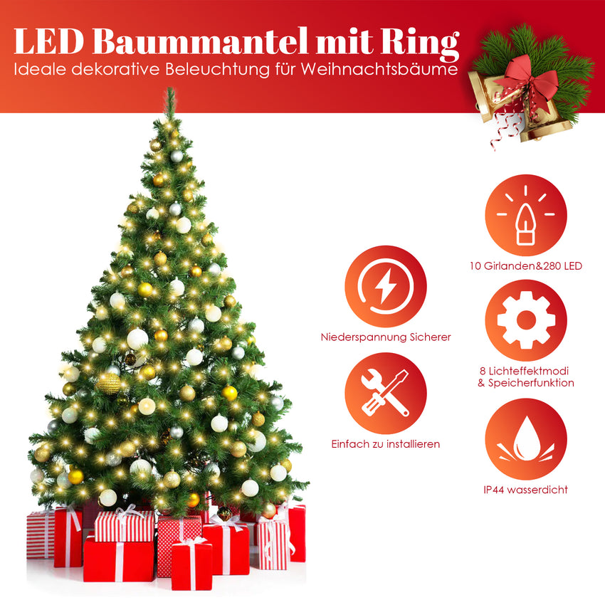 LED-Lichterkette Weihnachtsbaum Party Beleuchtung Weihnachts
