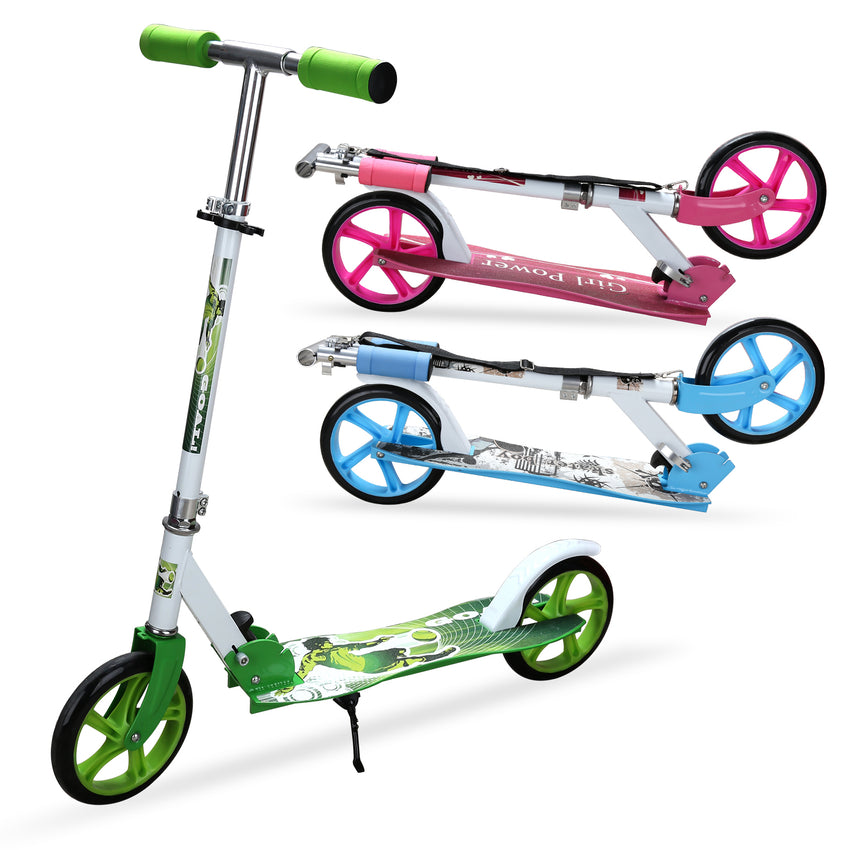 Wolketon Kinderroller Klappbar Höhenverstellbar Big Wheels – Hengda Online  Shop
