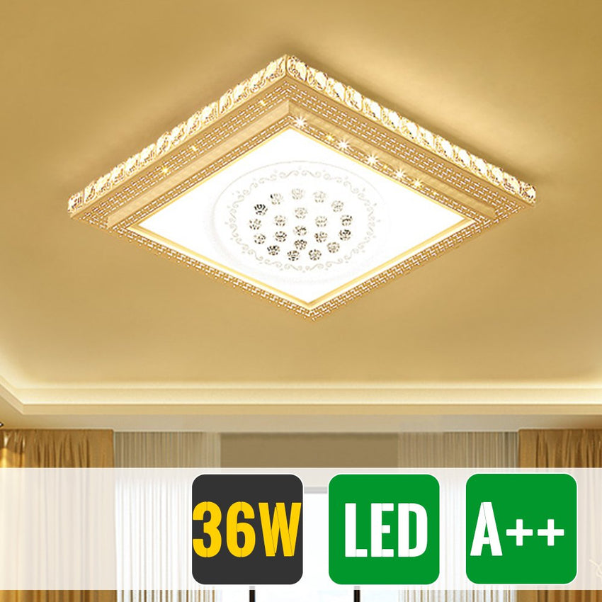 Hengda 36W LED Warmweiß deckenleuchte Kristall