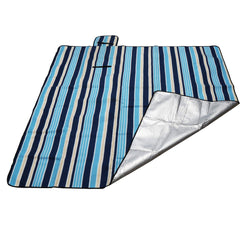 Wolketon Picknickdecke Wasserfeste Picknick Stranddecke Faltbar 200x200cm Blau