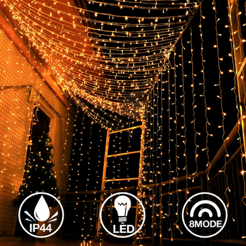 Hengda LED Lichternetz Lichterkette Weihnachtsbeleuchtung